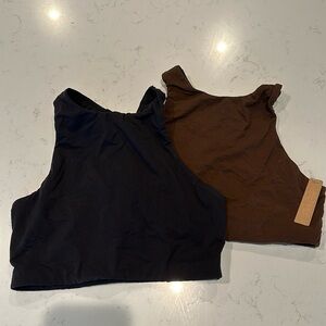 Skims high neck bra top